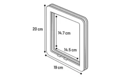Flamingo Puerta Para Gatos 4 Way 192 X 200 Mm -Productos Para Gatos 507510 T 01 63a01586c5085