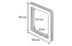 Flamingo Puerta Para Gatos Grandes 4 Way 235 X 252 Mm -Productos Para Gatos 507517 T 01 63a015ce72a4b