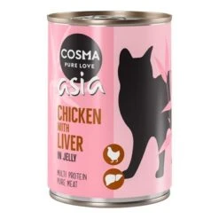 Cosma Asia En Gelatina 12 X 400 G 19 Cosma Asia En Gelatina 12 X 400 G -Productos Para Gatos 52937 pla cosma asia chickenliver 400g 8 1