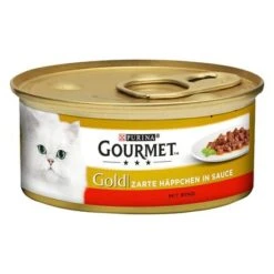 Gourmet Gold Bocaditos En Salsa 24 X 85 G -Productos Para Gatos 56960 pla purina gold zartehappchen rind 6