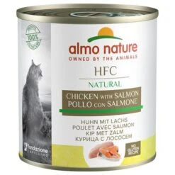 Almo Nature HFC 12 X 280 G - Pack Ahorro -Productos Para Gatos 57413 pla almonatureclassic chickensalmon 6x280g 7
