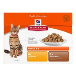 Hill's Science Plan Hill's Adult Para Gatos -Productos Para Gatos 57476 pla hills adultoptimalcare mixchicken turkey pack 2