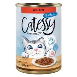 Catessy Bocaditos 24 X 400 G En Latas - Pack Ahorro -Productos Para Gatos 59434 pla catessy jelly beef 400g 1