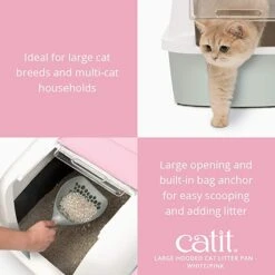 Catit Bandeja Cubierta Para Gatos (3 Colores) -Productos Para Gatos 61XofVL9GTL AC SX679 6477463b4a797