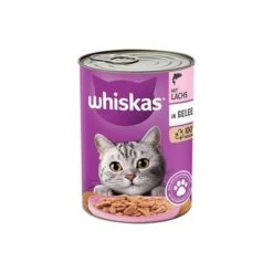 Whiskas 1+ Años En Lata 12 X 400 G -Productos Para Gatos 64738 whiskas 1plus lachs 12x400g hs 08 2
