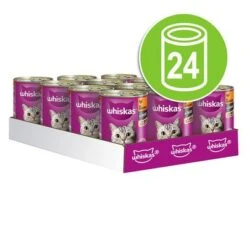 Whiskas 1+ Años En Lata 24 X 400 G -Productos Para Gatos 64797 whiskas 1plus geflugel 24x400g hs 09 3