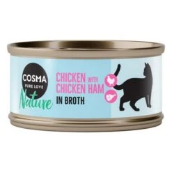 Pack Ahorro: Cosma Nature 48 X 70 G -Productos Para Gatos 65178 pla cosma nature chickenham 70g 7