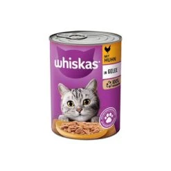 Whiskas 1+ Años En Lata 12 X 400 G -Productos Para Gatos 67677 whiskas 1plus huhn 12x400g hs 07 0
