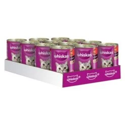 Whiskas 1+ Años En Lata 24 X 400 G -Productos Para Gatos 67736 pla whiskas 1plus rind 12x400g hs 01 3
