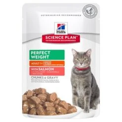 Hill's Science Plan Hill's Perfect Weight Sobres Para Gatos -Productos Para Gatos 70906 pla hills perfectweightadult salmon 1