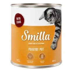 Smilla Tierna Ave 24 X 800 G - Pack Ahorro -Productos Para Gatos 71007 pla smilla poulrypot lamb 800g 0