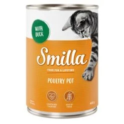 Smilla Tierna Ave 6 X 400 G 10 Smilla Tierna Ave 6 X 400 G -Productos Para Gatos 71144 pla jubil um smilla poulrypot duck 400g 5