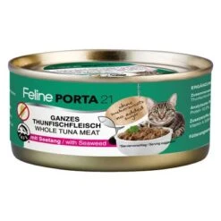 Feline Porta 21 Pack Ahorro 24 X 156 G -Productos Para Gatos 7169 pla felineporta21 tunaseetang 156g 1