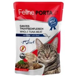 Feline Porta 21 6 X 100 G Comida Húmeda Para Gatos - Pack De Prueba 10 Feline Porta 21 6 X 100 G Comida Húmeda Para Gatos - Pack De Prueba -Productos Para Gatos 7185 pla felineporta21 tunarind pouch 0