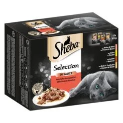 Sheba 24 X 85 G En Sobres Multireceta -Productos Para Gatos 73026 pla sheba selection herzhafte komposition 85g 3 1