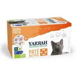 Yarrah Bio 48 X 100 G En Tarrinas Para Gatos - Pack Ahorro 27 Yarrah Bio 48 X 100 G En Tarrinas Para Gatos - Pack Ahorro -Productos Para Gatos 73093 pla mpyarrah organic mix cat pate grain free mixi beefchickensalmon 8x100g hs 01 1