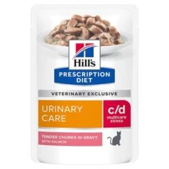 Hill's C/d Prescription Diet Urinary Stress Sobres Comida Húmeda Para Gatos -Productos Para Gatos 79026 pla hills prescriptiondiet cd urinarystress salmon hs 01 5