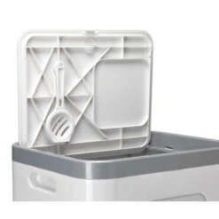 Casa Para Gatos 3 En 1 -Productos Para Gatos C802 0026 speckled grey open lid scoop 62dd1d6da8796