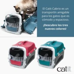 Catit Cabrio Transportín Para Gatos -Productos Para Gatos El Catit Cabrio es un transportin amigable para los gatos que es comodo y espacioso 628x628 6284f1abae1b6