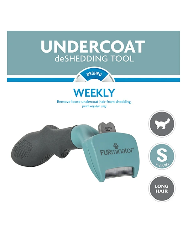 FURMINATOR Cepillo Para Gatos Pequeños De Pelo Largo 2 FURMINATOR Cepillo Para Gatos Pequeños De Pelo Largo - Imagen 2