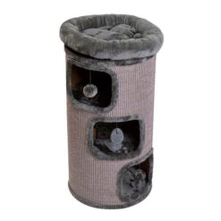 Catshion Tony Rascador Gris De 3 Pisos Para Gatos