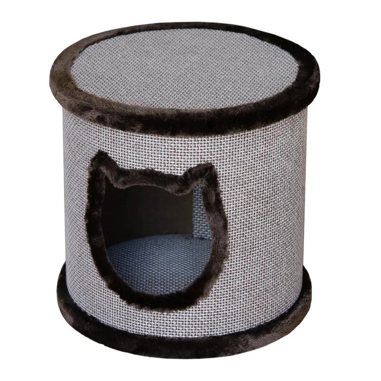 Flamingo Omar Cama Túnel Marrón Para Gatos. 1 Flamingo Omar Cama Túnel Marrón Para Gatos.