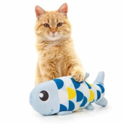 Catit Groovy Fish Azul -Productos Para Gatos cat and fish 64aa02bbe111d
