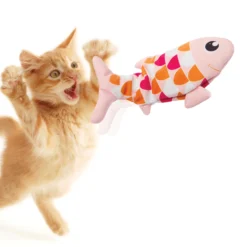 Catit Groovy Fish Naranja -Productos Para Gatos cat it catit groovy fish pink 64aa04aa87d65