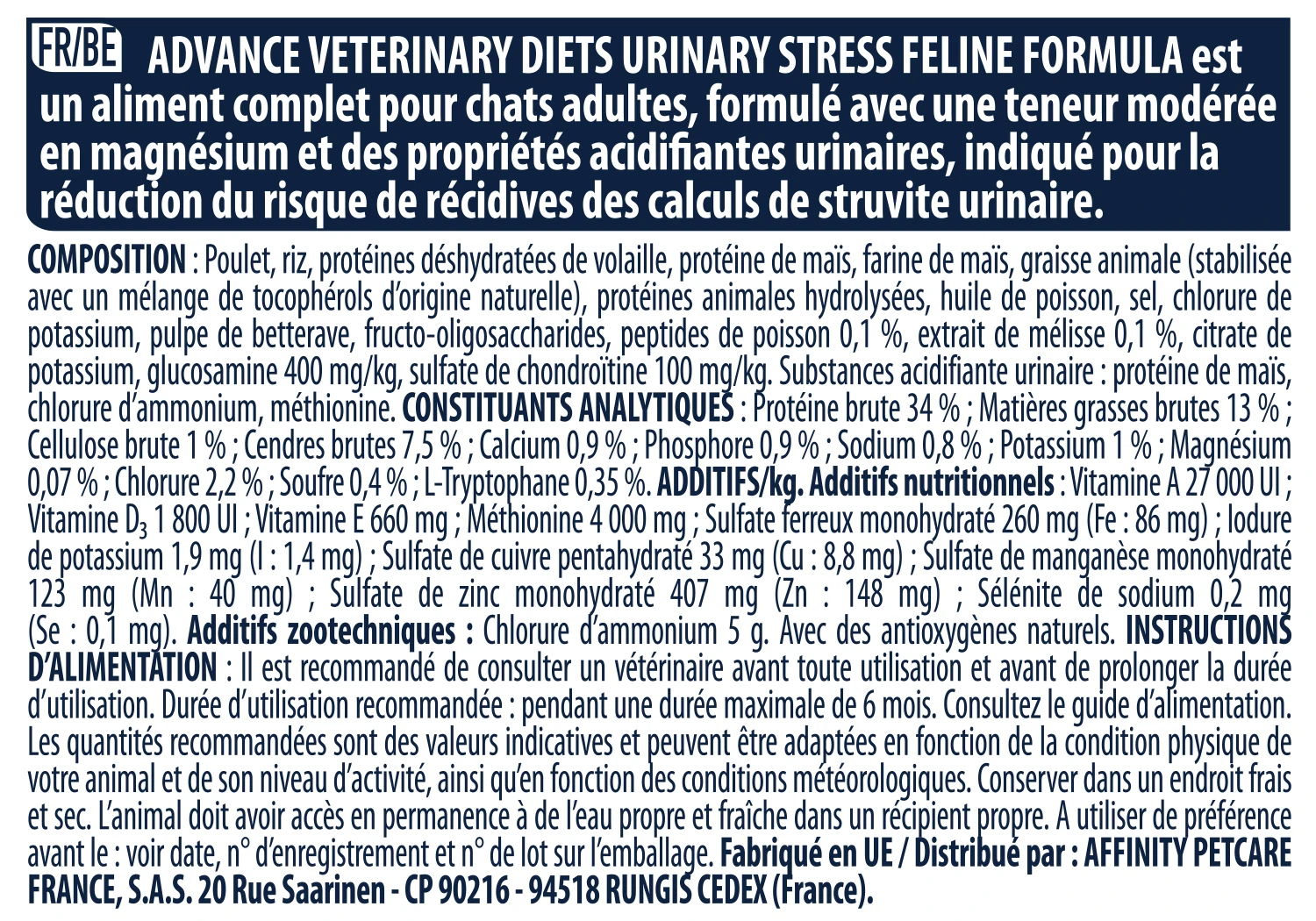 Advance Cat Urinary Stress 12 Advance Cat Urinary Stress - Imagen 12