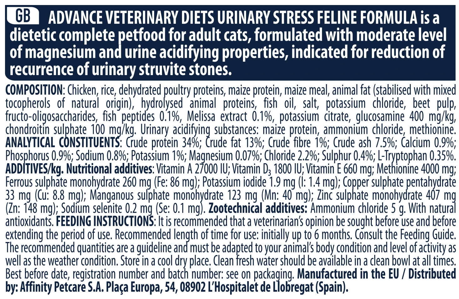 Advance Cat Urinary Stress 9 Advance Cat Urinary Stress - Imagen 9