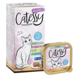 Catessy En Tarrinas 64 X 100 G - Pack Mixto -Productos Para Gatos catessy finepate boxtray g p l m 8x100g 1000x1000 7