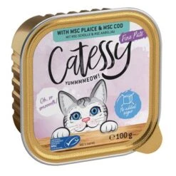 Catessy En Tarrinas 64 X 100 G - Pack Mixto -Productos Para Gatos catessy finepate plaicecod 100g 1000x1000 2