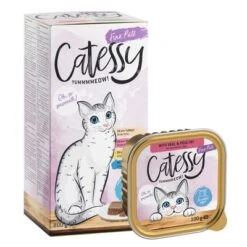 Catessy En Tarrinas 64 X 100 G - Pack Mixto -Productos Para Gatos catessy tray feine pastete 7