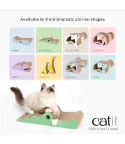 Catit Zoo Rascador Jirafa Pequeña -Productos Para Gatos catit zoo scratcher shark 64a9dd9280919