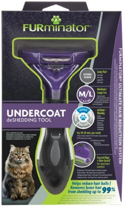 FURMINATOR Cepillo Para Gatos Medianos Y Grandes De Pelo Largo -Productos Para Gatos cepillo para gatos medianos grandes de pelo corto 6