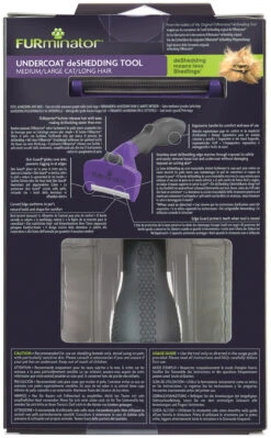 FURMINATOR Cepillo Para Gatos Medianos Y Grandes De Pelo Largo -Productos Para Gatos cepillo para gatos medianos grandes de pelo corto 9