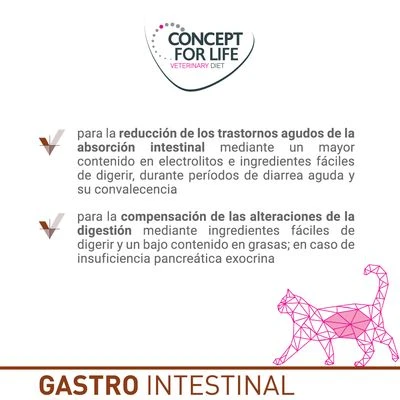 Concept For Life Veterinary Diet Gastro Intestinal Para Gatos 2 Concept For Life Veterinary Diet Gastro Intestinal Para Gatos - Imagen 2