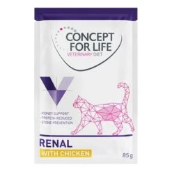 Concept For Life Veterinary Diet Renal Con Pollo En Bolsitas Para Gatos