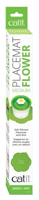 Catit Comedero Inoxidable Con Alfombra De Silicona