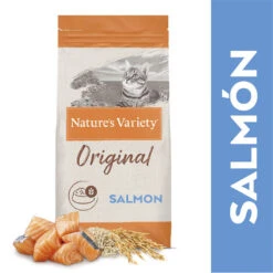 Nature's Variety Adult Sterilised Original Salmón Pienso Para Gatos -Productos Para Gatos comida gato natures variety original salmon esterilizado NTV927173201