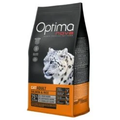 Optima Adult Nova Salmón Y Arroz Pienso Para Gatos
