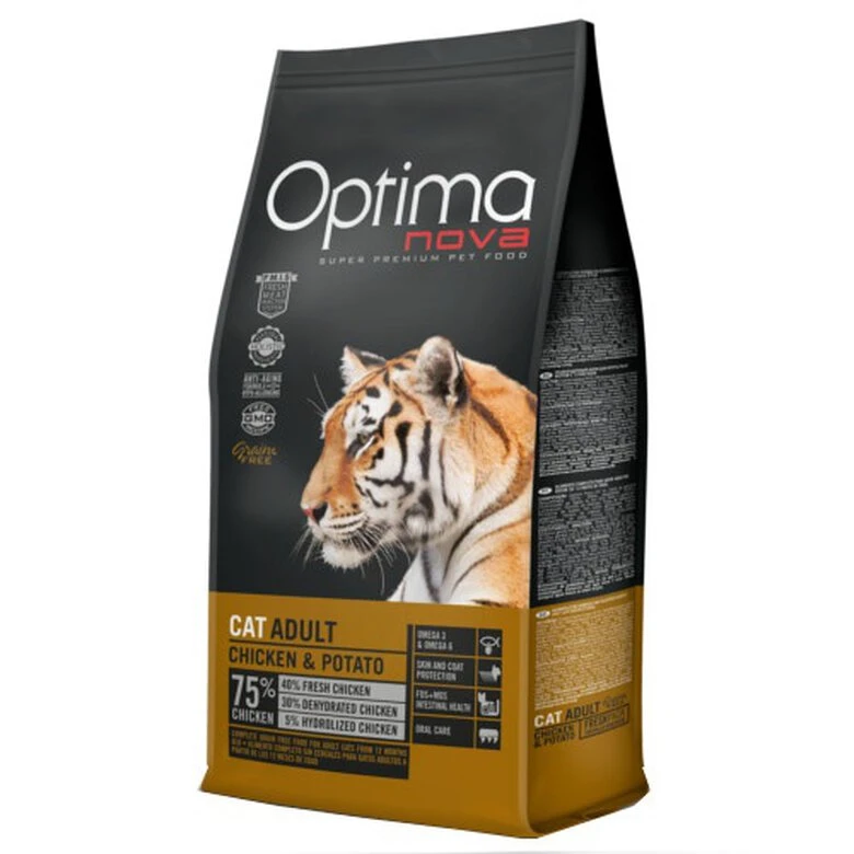 Optima Nova Grain Free Pollo Y Patata Pienso Para Gatos 1 Optima Nova Grain Free Pollo Y Patata Pienso Para Gatos