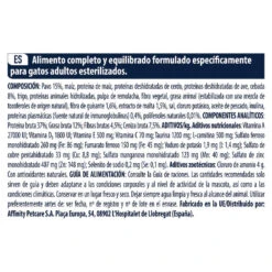 Affinity Advance Sterilized Hairball Pavo Y Cebada Pienso Para Gatos 9 Affinity Advance Sterilized Hairball Pavo Y Cebada Pienso Para Gatos -Productos Para Gatos comida gatos advance affinity adult hairball sterilized ADV921864 M ingredientes