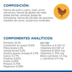 Hill's Science Plan Light Adult Pollo Pienso Para Gatos -Productos Para Gatos comida gatos hills adult light pollo newpack HIL7520DA M 1206