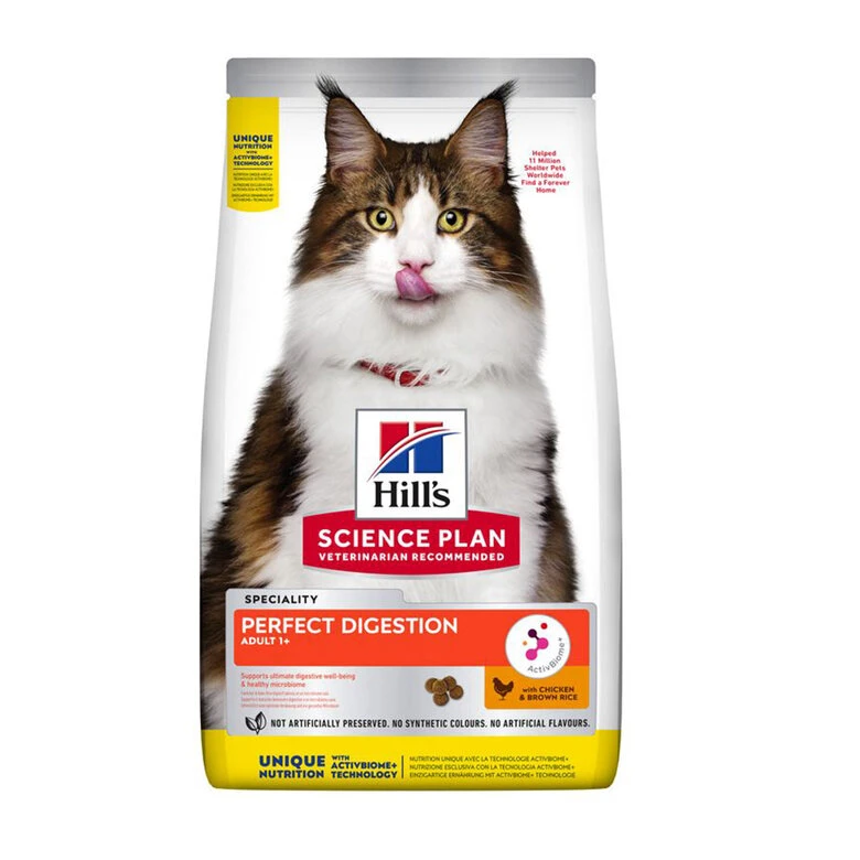 Hill's Hill’s Science Plan Perfect Digestion Adult Pollo Pienso Para Gatos 2 Hill's Hill’s Science Plan Perfect Digestion Adult Pollo Pienso Para Gatos - Imagen 2