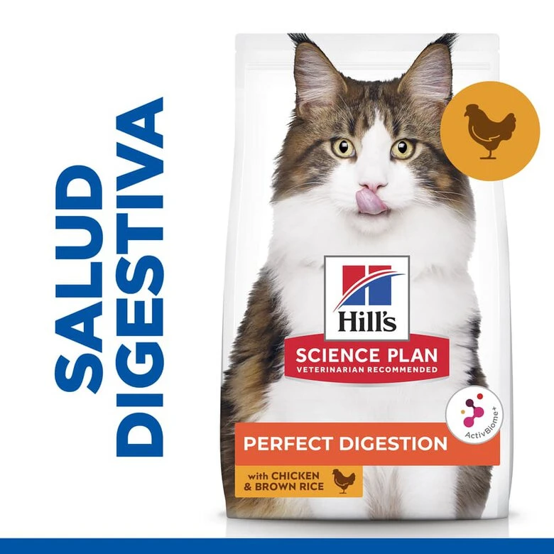 Hill's Hill’s Science Plan Perfect Digestion Adult Pollo Pienso Para Gatos 1 Hill's Hill’s Science Plan Perfect Digestion Adult Pollo Pienso Para Gatos