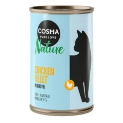 Cosma Nature 6 X 140 G 29 Cosma Nature 6 X 140 G -Productos Para Gatos cosma nature chickenfillet 140g 1000x1000 4