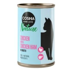 Cosma Nature 6 X 140 G 23 Cosma Nature 6 X 140 G -Productos Para Gatos cosma nature chickenham 140g 1000x1000 4