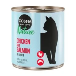 Cosma Nature 6 X 280 G -Productos Para Gatos cosma nature chickensalmon 280g 1000x1000 2 1