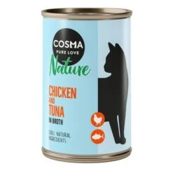 Cosma Nature 6 X 140 G 33 Cosma Nature 6 X 140 G -Productos Para Gatos cosma nature chickentuna 140g 1000x1000 6